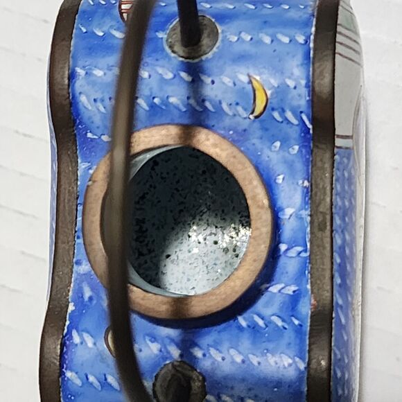 Empress Arts Miniature Metal Enamel Teapot Chair Guitar Table Balcony Ocean - Picture 9 of 9